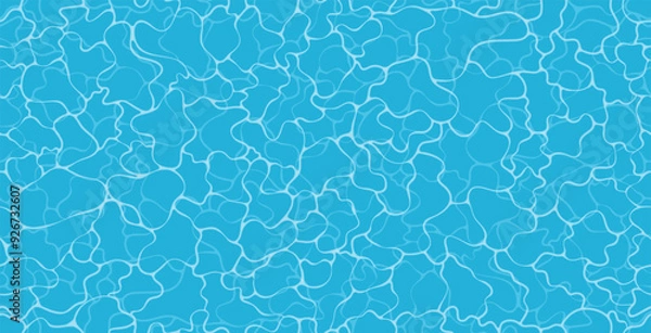 Obraz Sea blue ocean ripple wave pattern background is seamless.