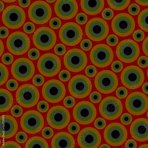 Fototapeta Colorful Eyes All Seeing Eye Circle Various Color Rings Multicolor Psychedelic Abstract Spots 403