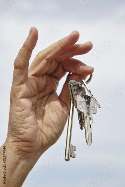 Obraz Schlüssel in der Hand