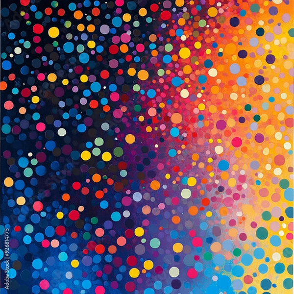 Fototapeta abstract background with circles