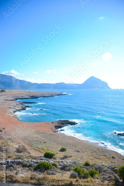 Fototapeta cliffs in sicily 1