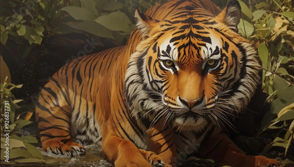 Obraz tiger in the zoo