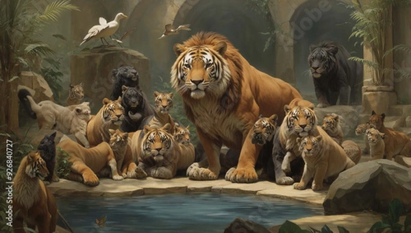 Obraz tiger in the zoo