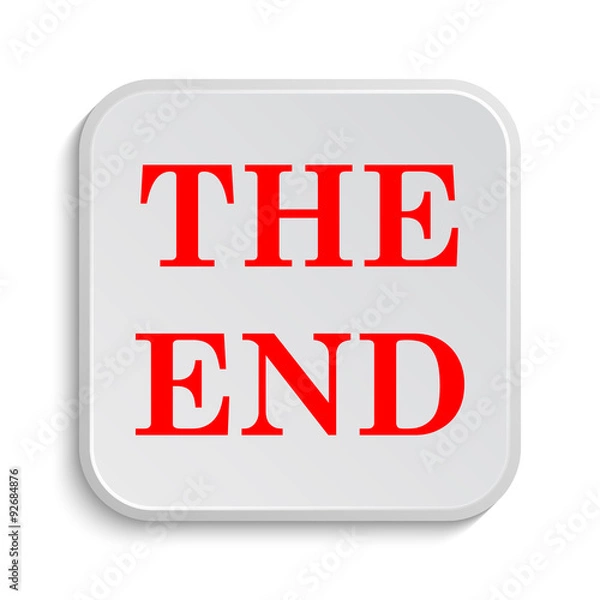 Fototapeta The End icon