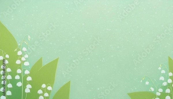 Fototapeta 花フレーム20