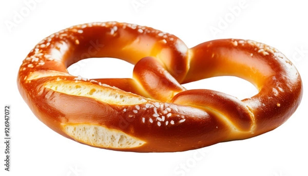 Obraz pretzel on a white background