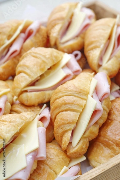 Obraz  Cheeseburger with ham