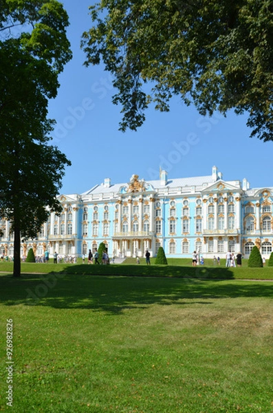 Obraz View of the Catherine Palace.  The city of Pushkin