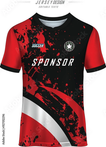 Obraz jersey t shrit design print