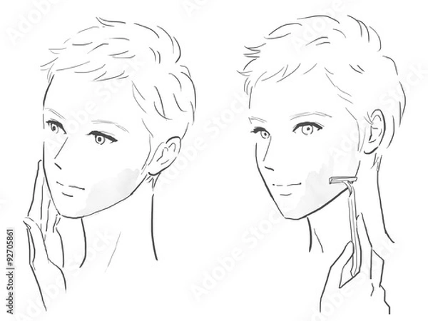 Fototapeta シェービングのイメージ