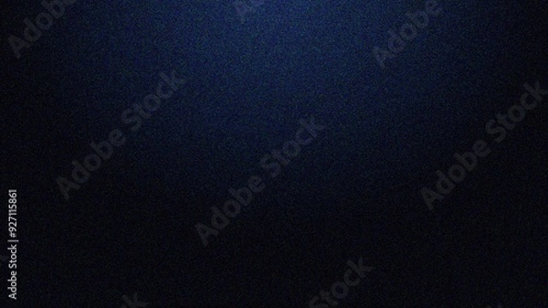 Fototapeta Cayn blue black grainy gradient abstract background, noise texture effect, banner  header design poster