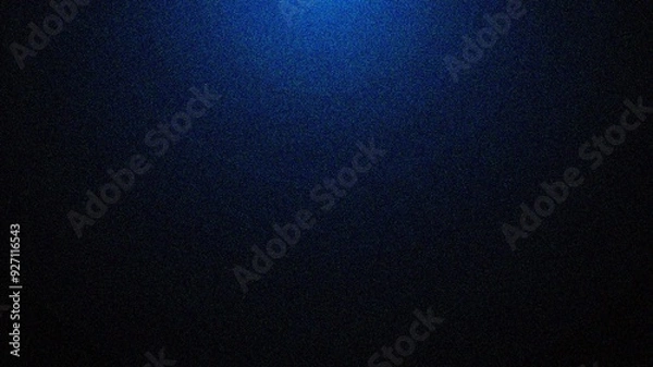Fototapeta Grainy gradient background blue black navy abstract glowing color wave black dark backdrop noise texture banner poster header design