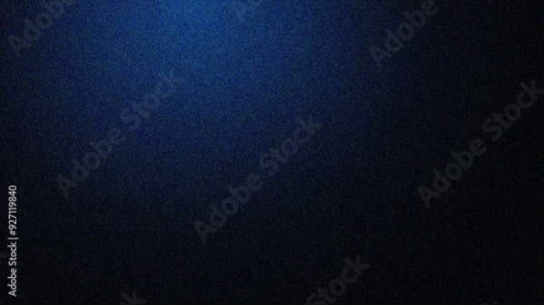 Fototapeta Blue navy black grainy gradient background, grainy texture effect, web banner design copy space