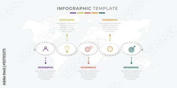 Obraz Presentation business infographic template