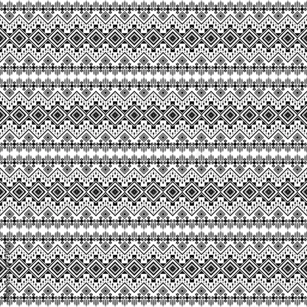 Fototapeta Thai pattern, Thai fabric,Art Design Creative Exotic Fabric,Abstract ethnic geometric pattern,print,border,tradition,ethnic oriental floral seamless pattern,illustration