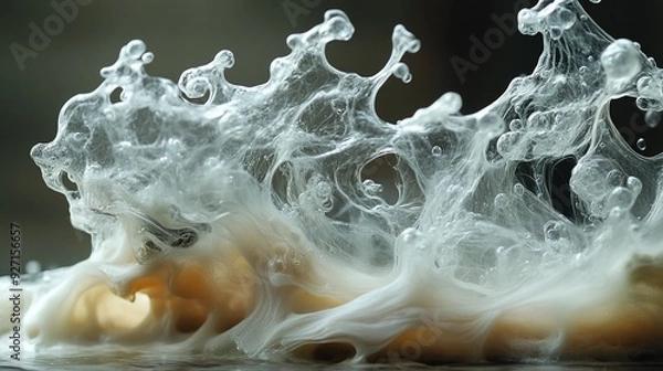 Fototapeta Exposure to persistent pressure in industrial environments, showcasing the effect of sustained force and highlighting the detailed interaction between pressure and volume.