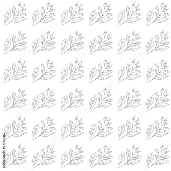 Obraz Flower pattern background, leaf pattern