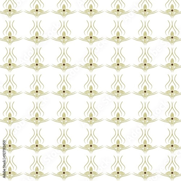Obraz Background wallpaper with flower stripes