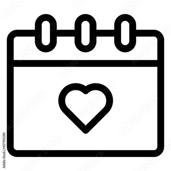 Fototapeta calendar icon