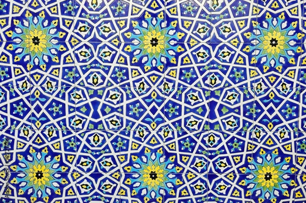 Obraz Traditional Moroccan tile pattern background