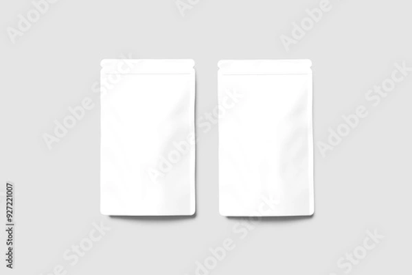 Obraz Pouch Packaging Blank Mockup