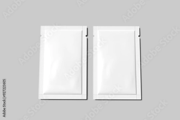 Fototapeta Sachet Packaging Blank Mockup