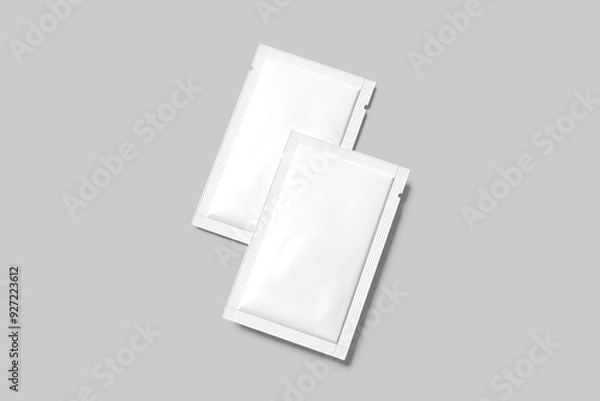Fototapeta Sachet Packaging Blank Mockup