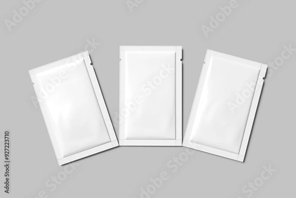 Fototapeta Sachet Packaging Blank Mockup