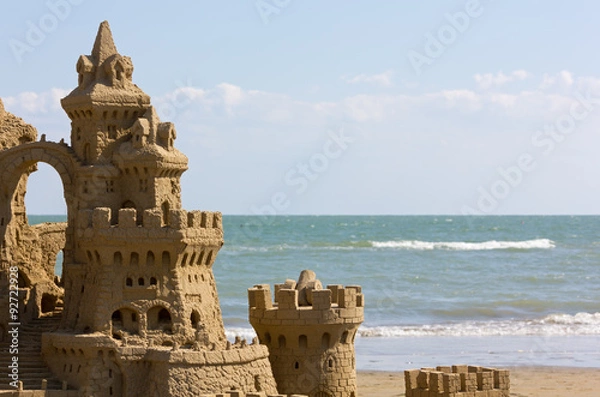 Obraz Sand Castle on the Beach