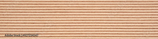 Obraz Parallel sandy brown and white lines offer a textured veneer pattern