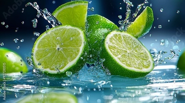 Fototapeta Lime Splash