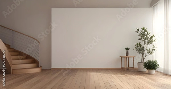 Fototapeta empty scene to use in interior designs and mockups