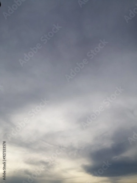 Obraz storm clouds timelapse