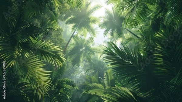 Obraz Canopy of a tropical forest