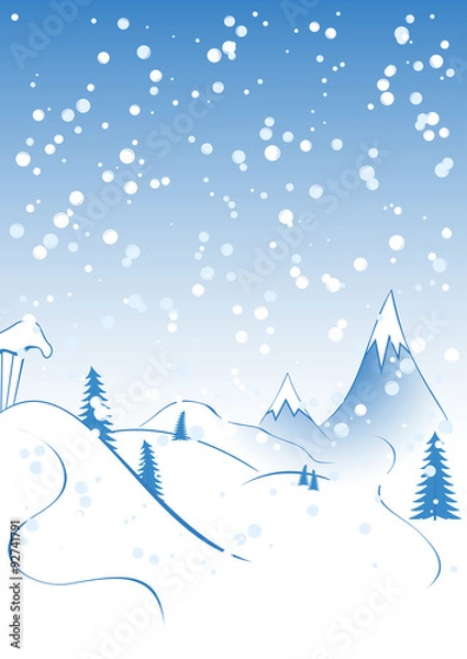 Obraz christmas background