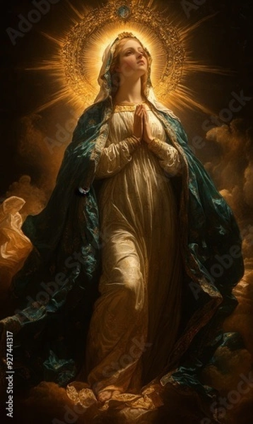 Obraz virgin mary statue