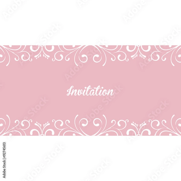 Fototapeta Wedding Invitation
