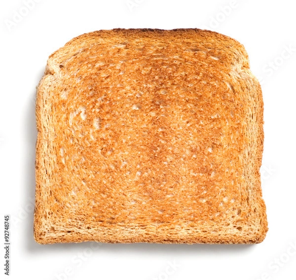 Fototapeta Tosty na białym tle