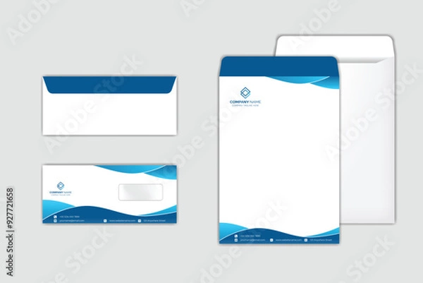 Obraz Corporate Envelope Design Template set