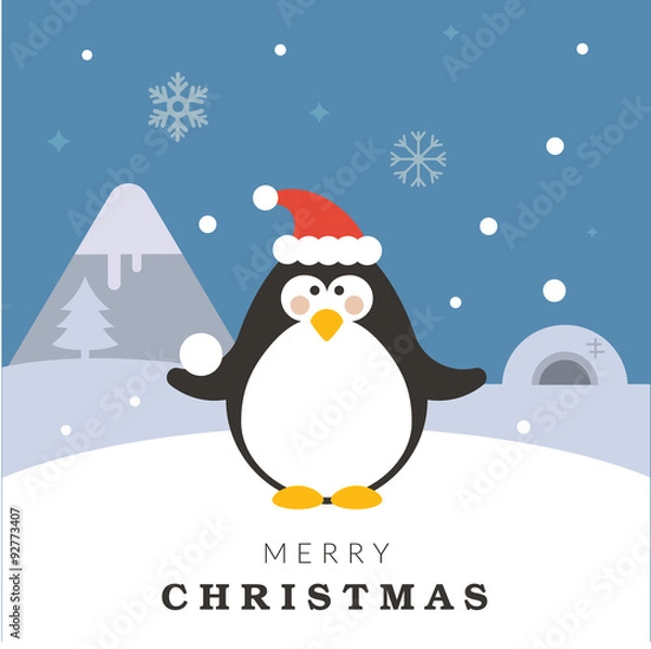 Obraz Christmas Penguin