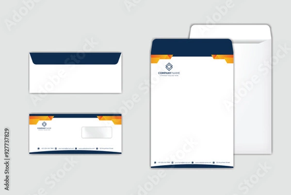 Obraz Corporate Envelope Design Template set