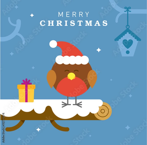 Obraz Robin on a Branch