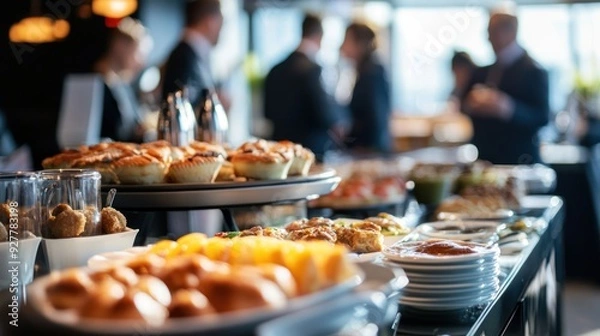 Fototapeta Business Event Buffet Table
