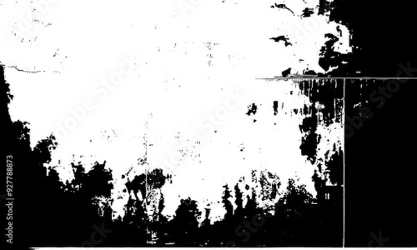 Obraz Dark Textures of Plaster, Concrete Walls, Background for Design and Presentations.