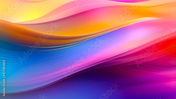 Obraz abstract colorful wave background