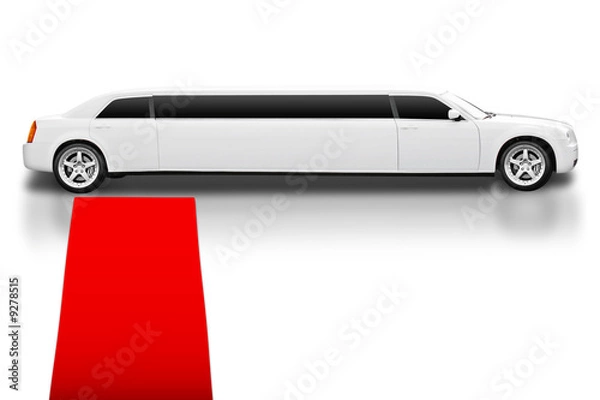 Obraz Limousine with Red Carpet