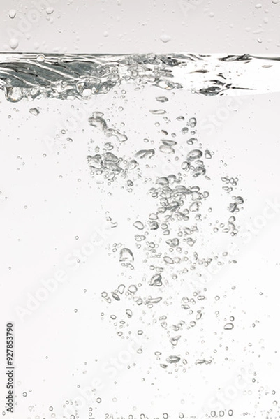 Obraz  water background with bubbles
