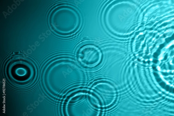 Obraz Circles on water