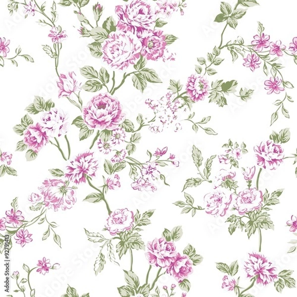Fototapeta Sofia Floral Seamless Pattern