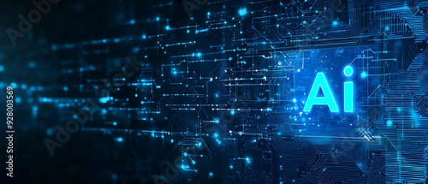 Obraz Cybersecurity Ai banner